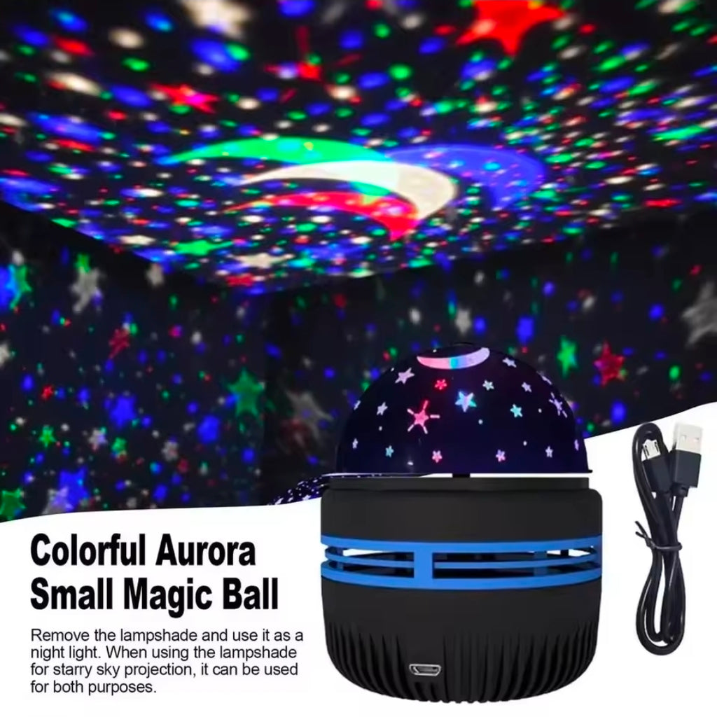 Projecteur de ciel étoilé - 4 univers magiques (Branchement USB)