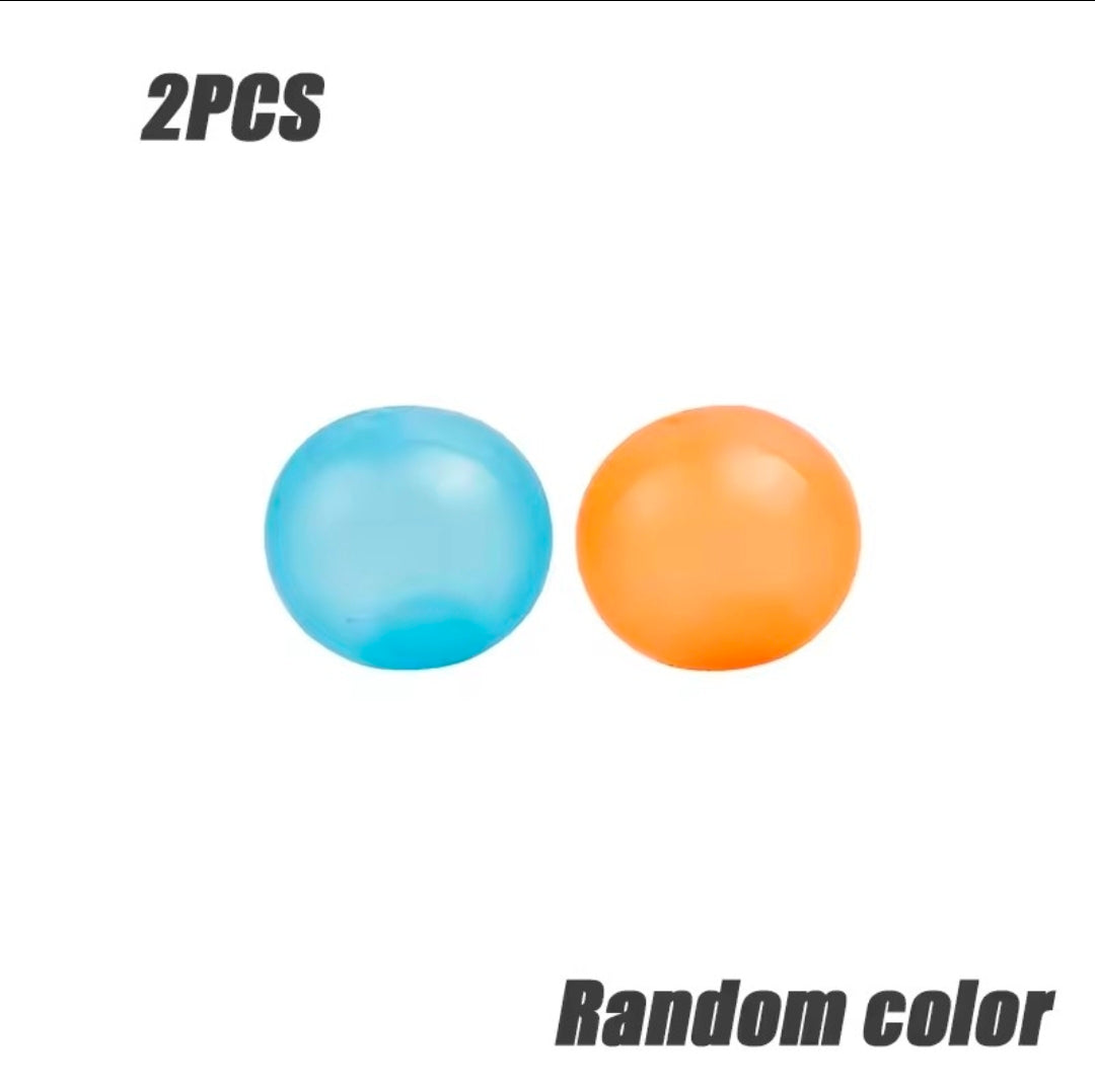 Balles fluorescentes à ventouse