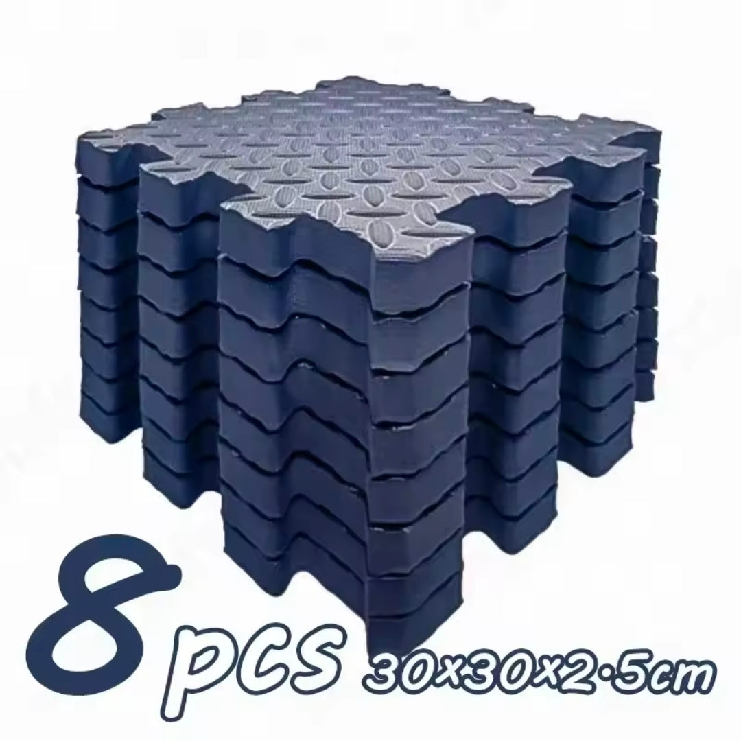 Tapis puzzle en mousse (2,5 cm d'épaisseur) - lot de 8 pièces