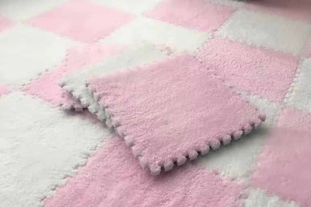 Tapis Puzzle revêtement immitation moquette - lot de 20 pièces